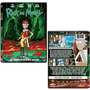 Rick and Morty Season 7 DVD Box Set Brand New Region 1 US Seller